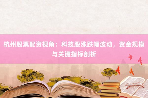 杭州股票配资视角：科技股涨跌幅波动，资金规模与关键指标剖析